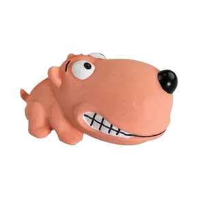 Mini piesek BigHead 9 cm, z dźwiękiem, lateks, HipHop